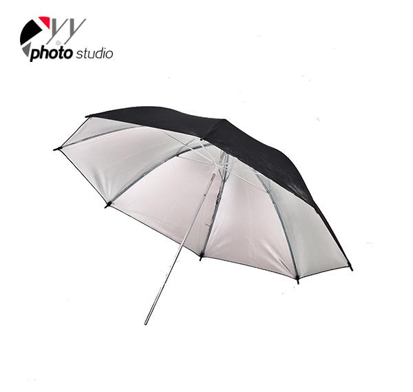 Studio Silver and Black Reflective Photo Umbrella YU302